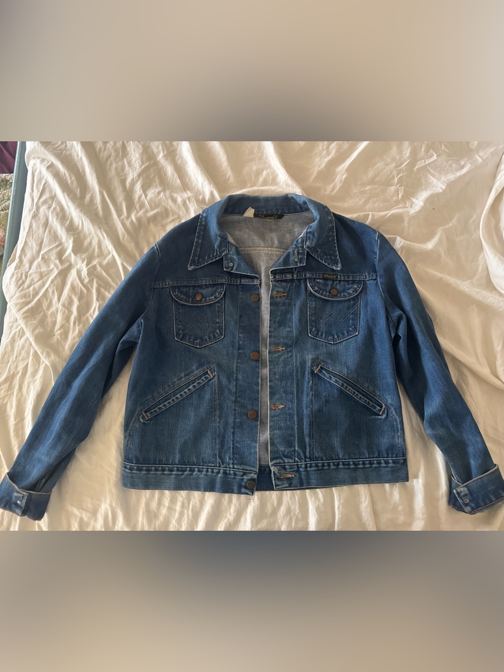 Wrangler 70s Vintage 126MJ No Fault Denim Jacket Made in USA L/XL